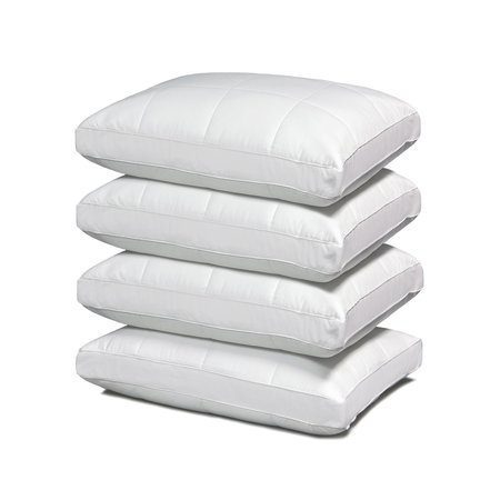 OPTIMA LOFT Cotton Down-Alternative Pillow, Jumbo, PK4 K222108
